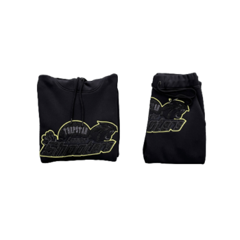 SHOOTERS HOODED TRACKSUIT - Negro/LIME