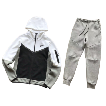 TECH Forro Polar – Gris/Negro/Blanco