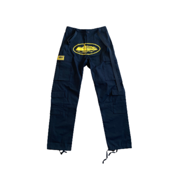 CORTEIZ Negro Amarillo LOGO CARGO