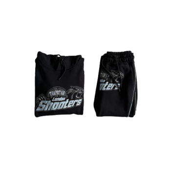 SHOOTERS TECHNICAL Sudadera con Capucha TRACKSUIT-Negro/Azul